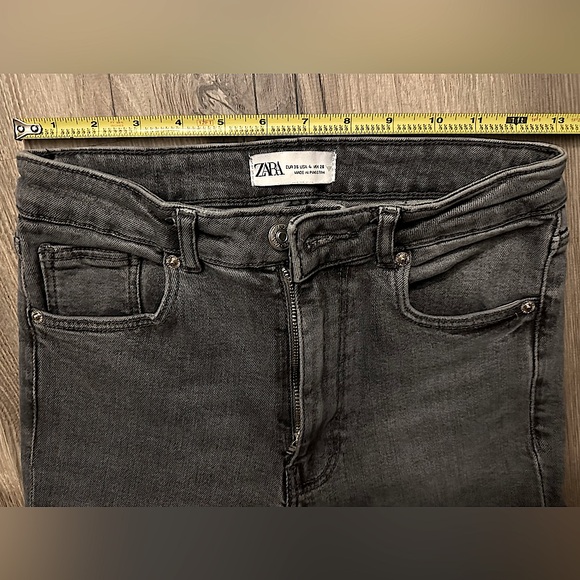 Women’s High Rise Side Slit Jean’s ZARA US4/EUR36 - Picture 6 of 10